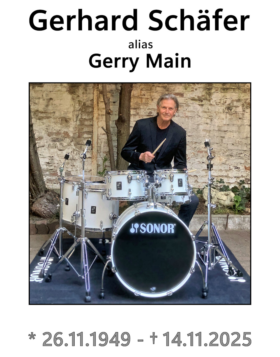Gerhard Schäfer alias Gerry Main - In Memoriam